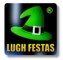 Logomarca Lugh Festas