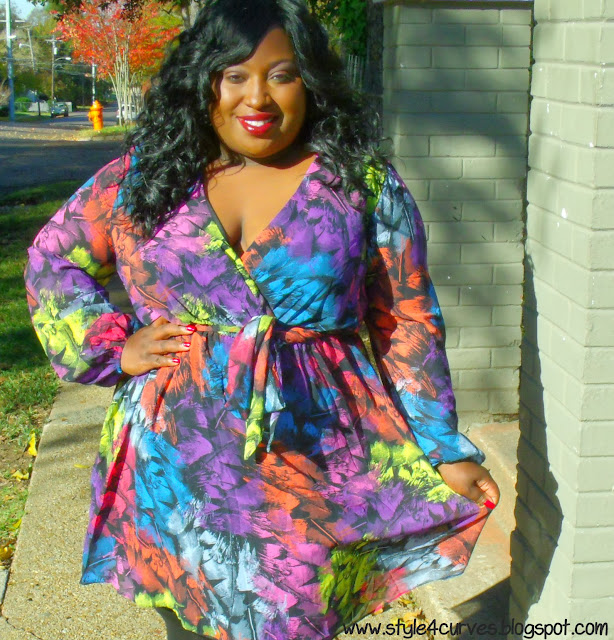Style 4 Curves --For the Curvy Confident Woman: Wrapped In Florals