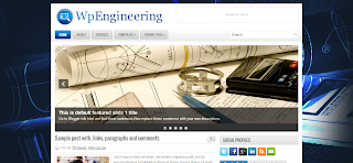 WpEngineering Blogger Template Is a Free Premium Wordpress To Blogger Converted Blogger Template