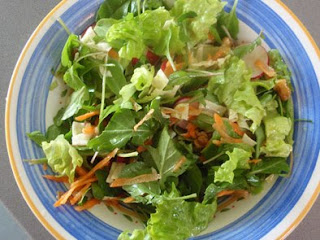 ensalada con repollo blanco