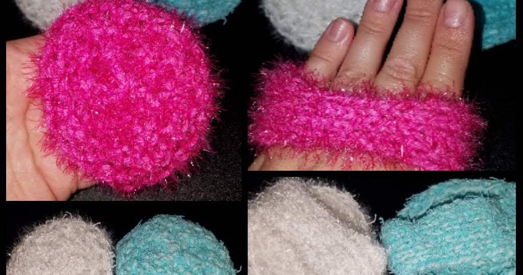 Looming Exclusive Designs: Palm Hand Scrubbie