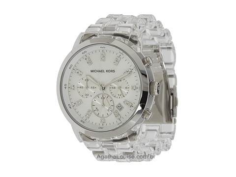 Relogio michael kors pulseira transparente Clearance
