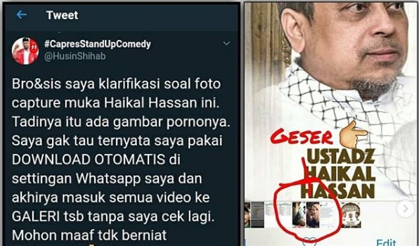 Unggah Foto Ustadz Haikal, Politikus PSI Ini Ketahuan Simpan Gambar Tak Senonoh Unggah Foto Ustadz Haikal, Politikus PSI Ini Ketahuan Simpan Gambar Tak Senonoh