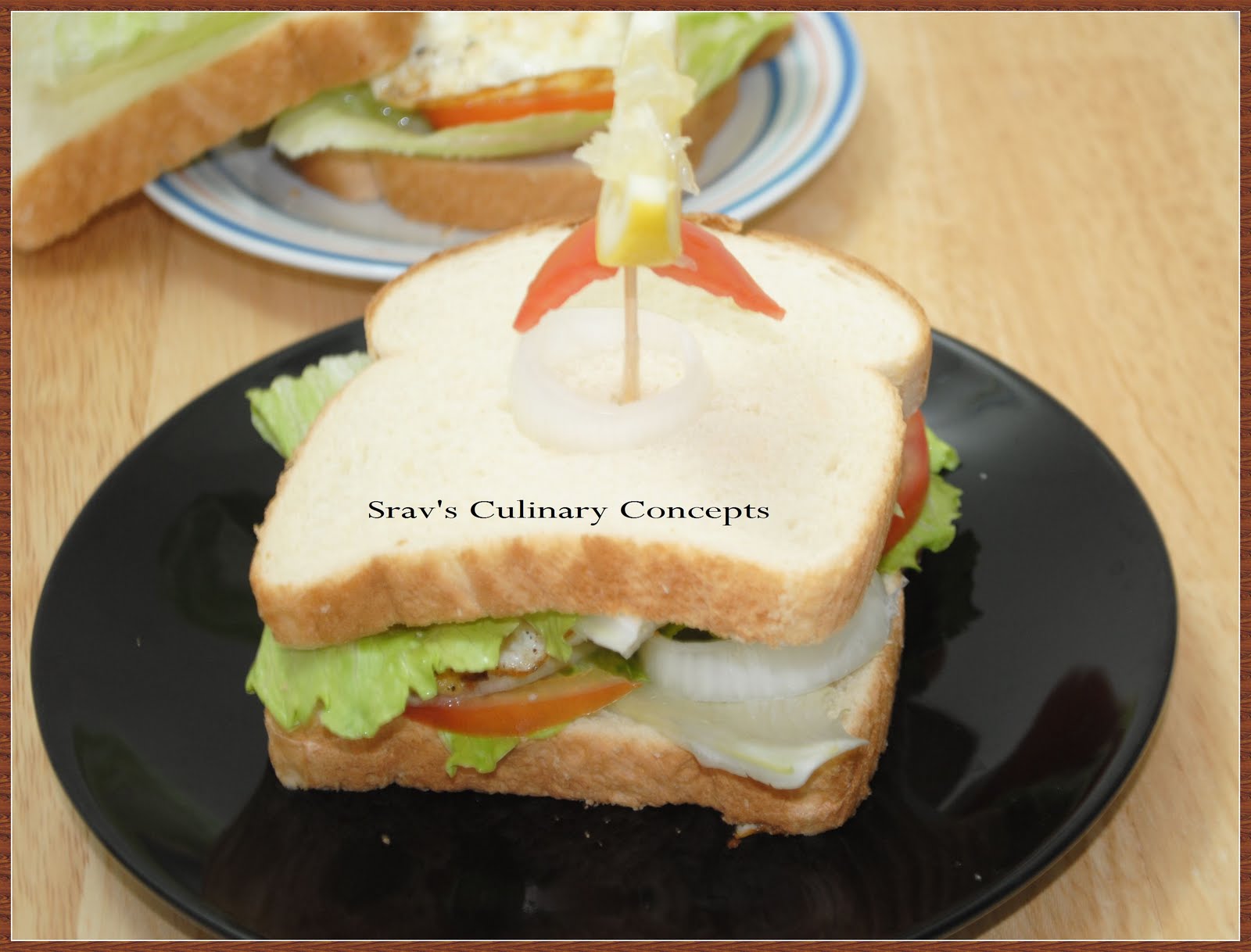 Srav's Culinary Concepts: Simple Egg Sandwich