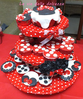 Cup-cake ispirati a Minnie