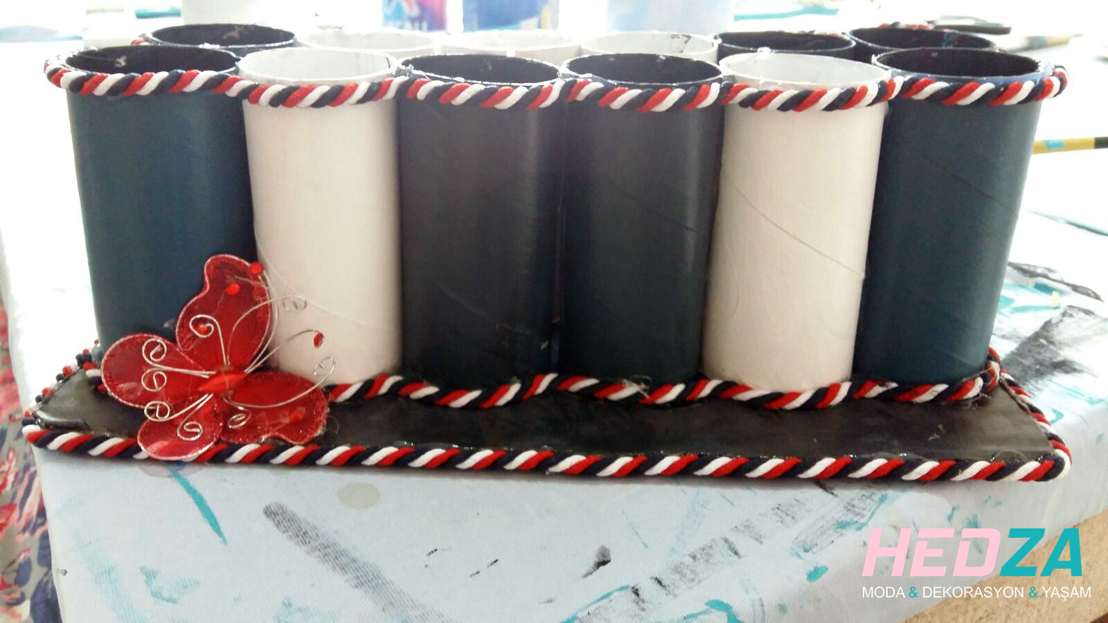 Ayakkabı Kutusundan Kalemlik Yapımı Ayakkabı Kutusundan Kalemlik Yapımı