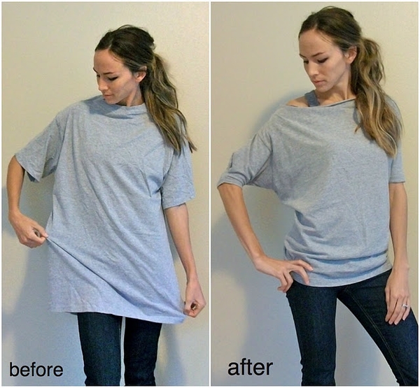 pinterest a day Large TShirt to Cute Dolman Top