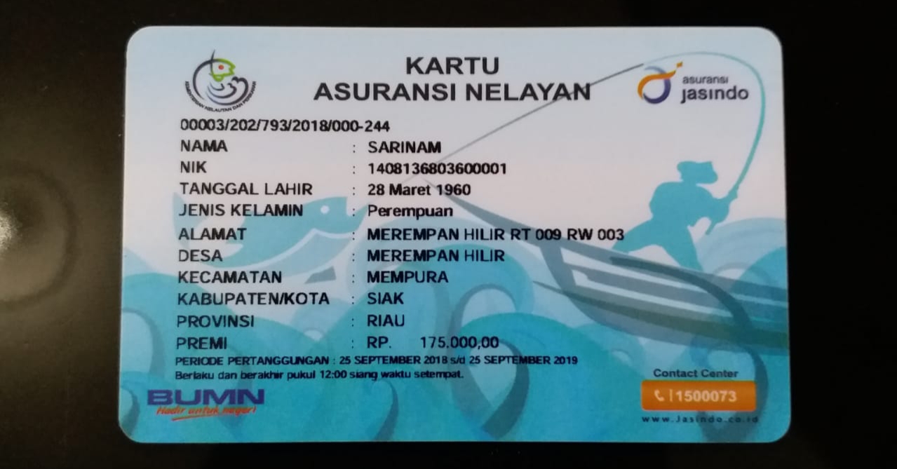 1 077 Nelayan Yang Dapat Kartu Asuransi Dari Pemkab Siak Riauantara Co