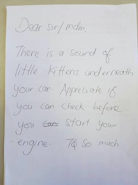 surat di mobil Nur Izzah
