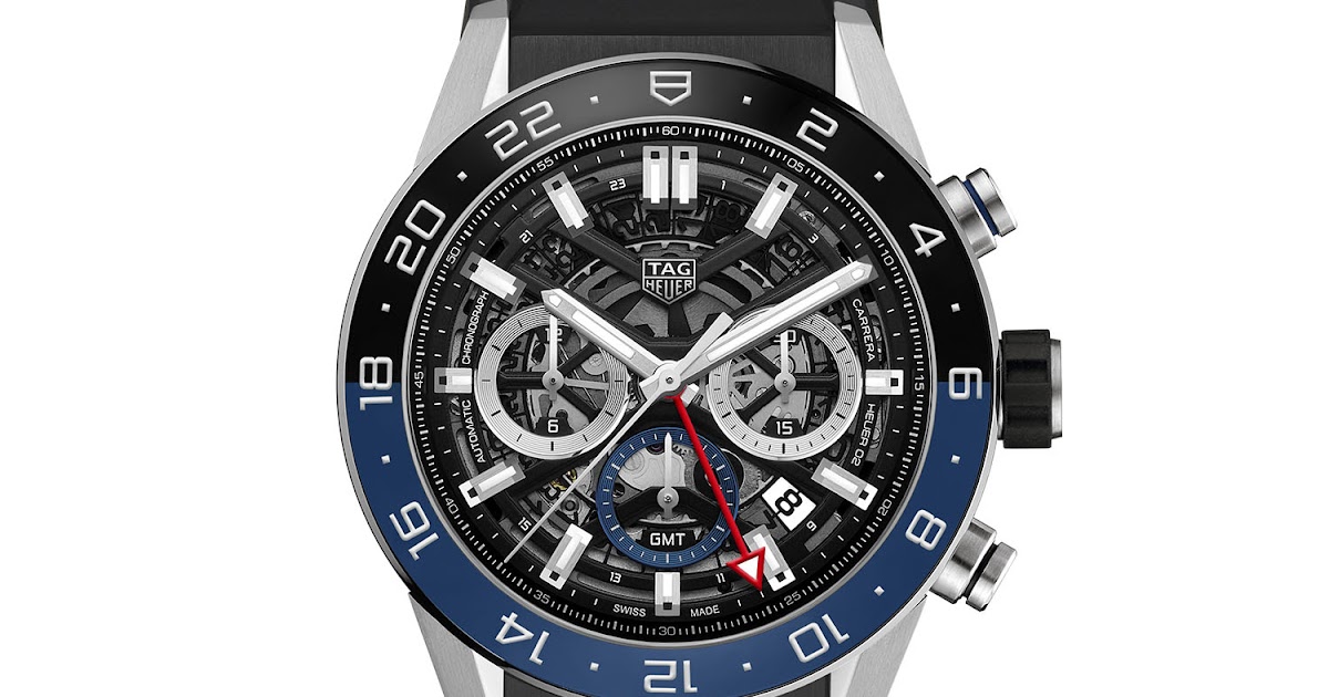 TAG HEUER ENTHUSIAST: FIRST IMPRESSIONS: Carrera Heuer 02 GMT 'Batman'  Chronograph
