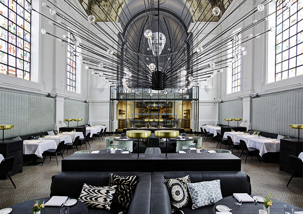 The Jane Antwerp restaurant Belgium design by Piet Boon
