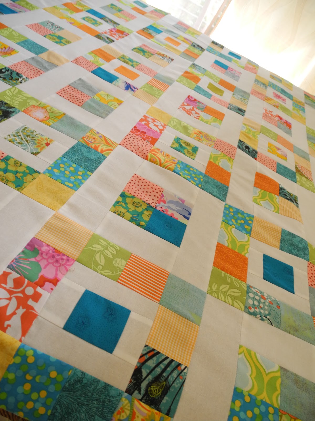 Stitch One Quilt Too: Tutorial - sewing blocks together in onesys ...