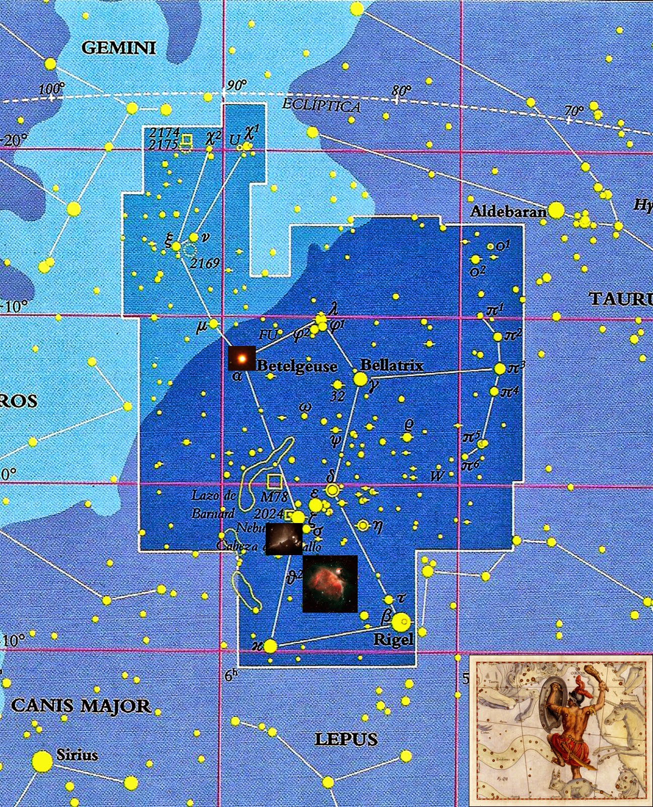 Astrofotografía Urbana Constelación de Orion