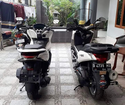 Perbandingan fisik New Honda PCX 150 vs Yamaha NMax 155 Perbandingan fisik New Honda PCX 150 vs Yamaha NMax 155