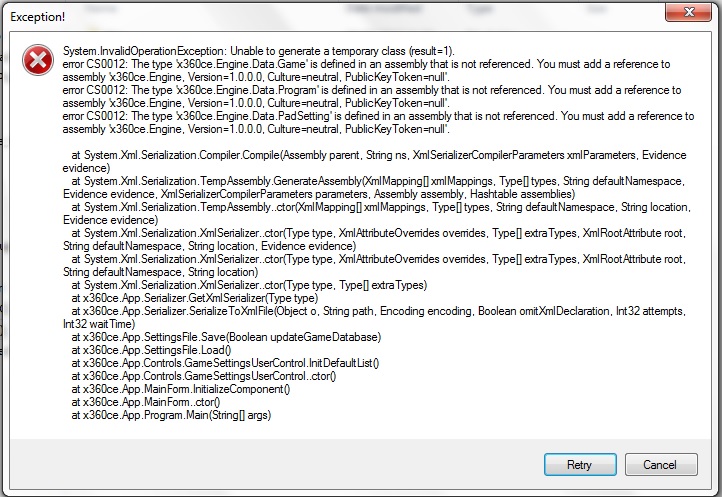 Ошибка 360. Exception ошибка. X360ce install. Настройка геймпада через x360ce. Class Custom Error(exception):.