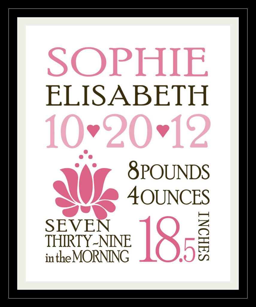 Free Printable Photo Birth Announcements Templates