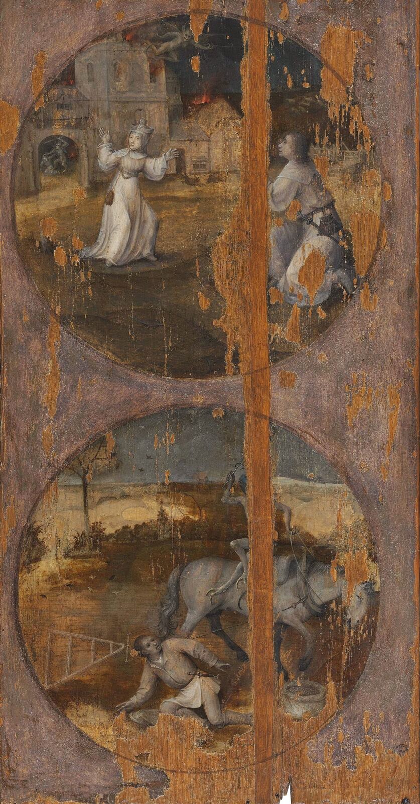 Иероним Босх - Человечество окружено демонами 1 (1500-1504)
