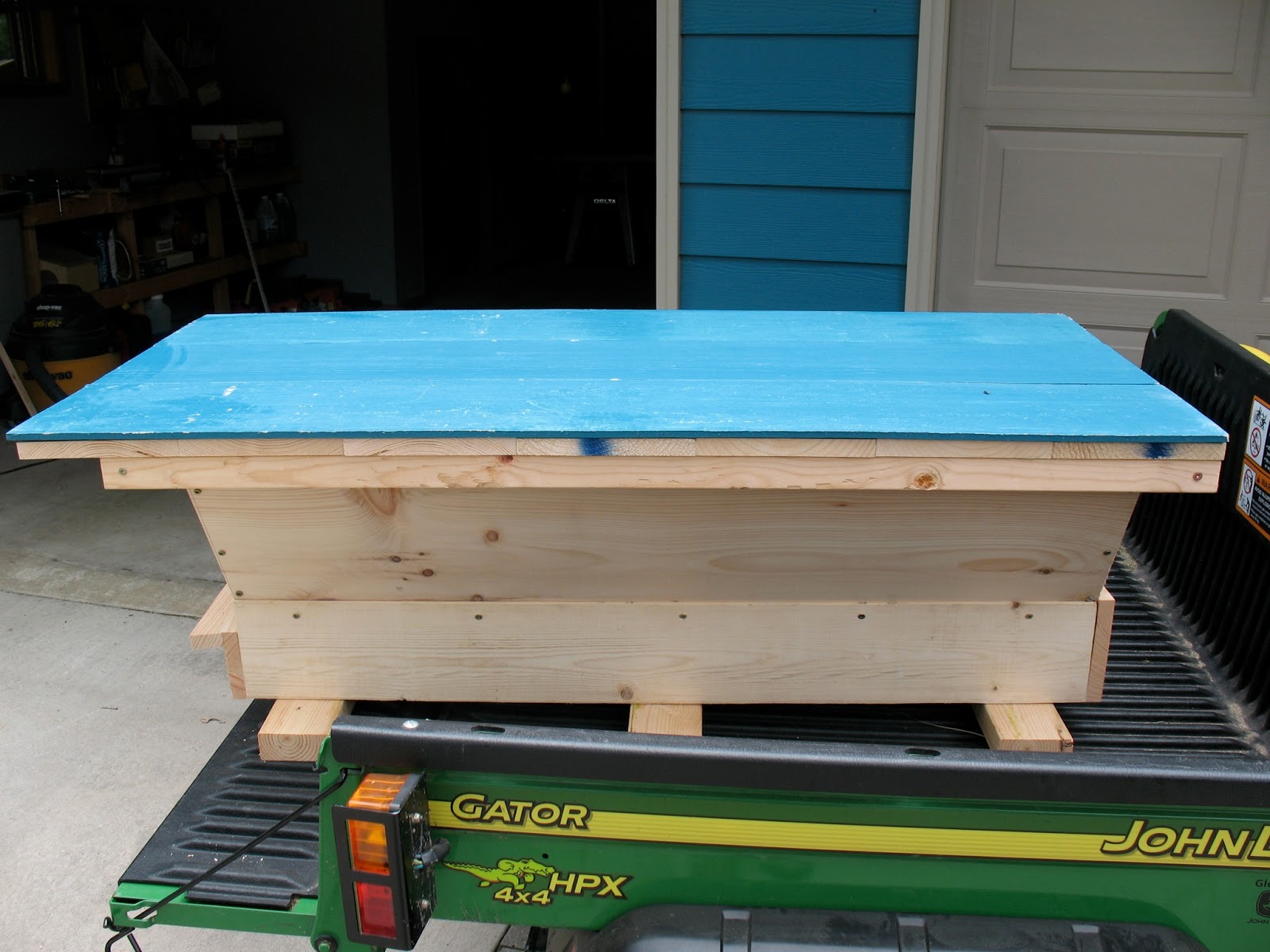 Oak Hill Apiary Kenyan topbar hive.