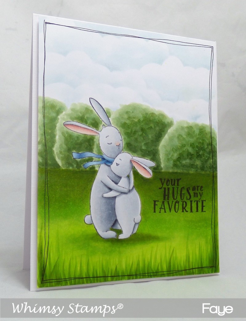 Stampin Fluffnstuff Hugs Bunny