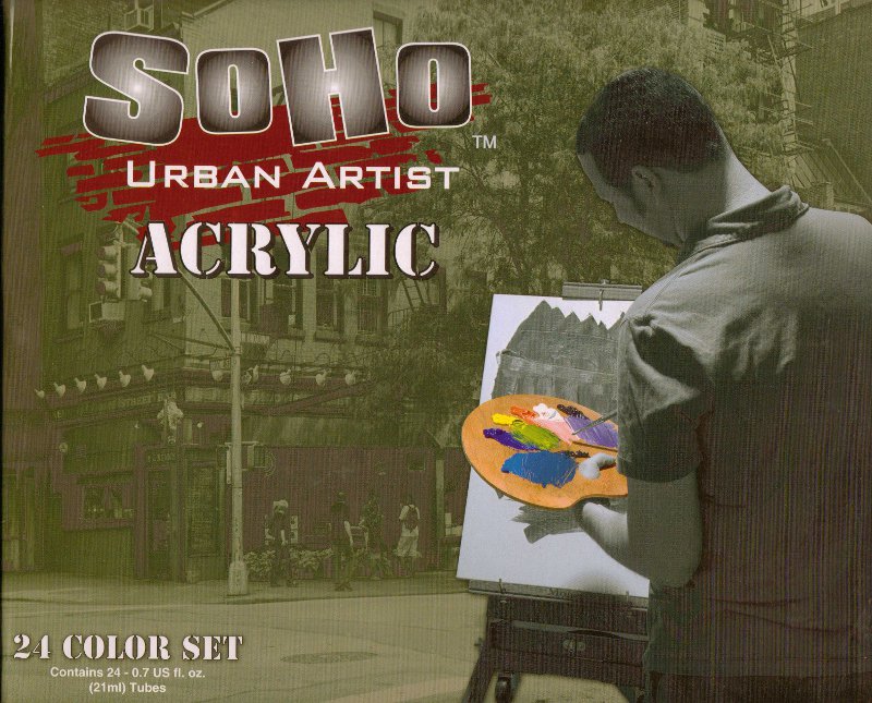 Rob's Art Supply Reviews SoHo Urban Artist Acrylics and Painting Boards