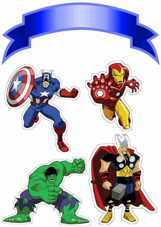 Avengers Free Printable Cake Toppers Oh My Fiesta For Geeks