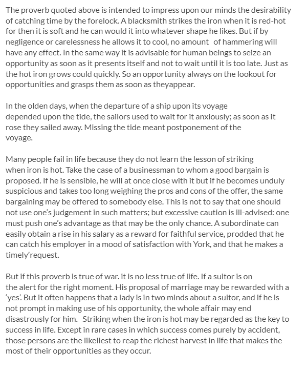 Strike paragraph image