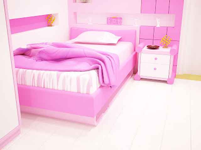Interior Kamar  Tidur  Minimalis  Warna Pink  Blog Interior 