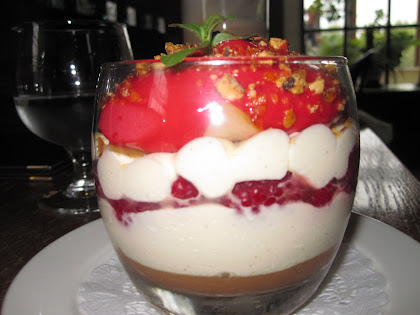 TRIFLE WITH RASPBERRIES