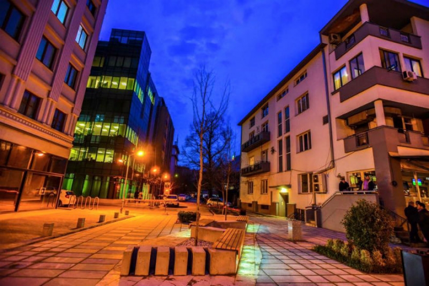 Neuer kleiner Platz in Skopje eröffnet