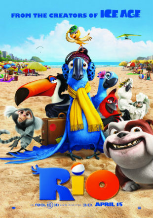 Rio 2011 BRRip 300MB Hindi Dual Audio 480p ESub