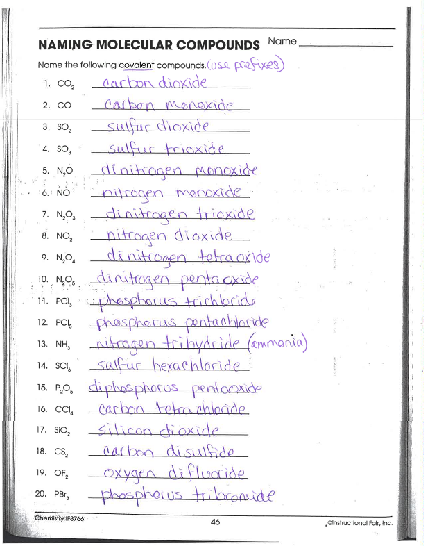 Sam homework questions chemical bonds answer key 07 picture