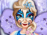 Elsa Face Tattoo