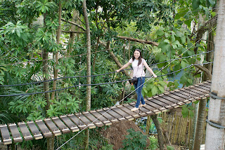 Hanging Bridge at Argao Nature Park It's more fun in Argao Cebu