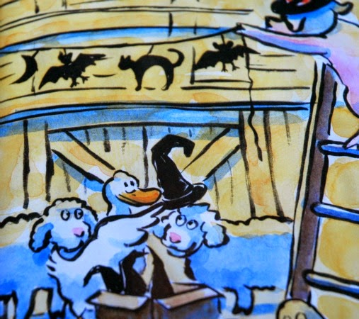 Halloween Shadow Garland Craft for preschoolers Halloween Shadow Garland Craft for preschoolers