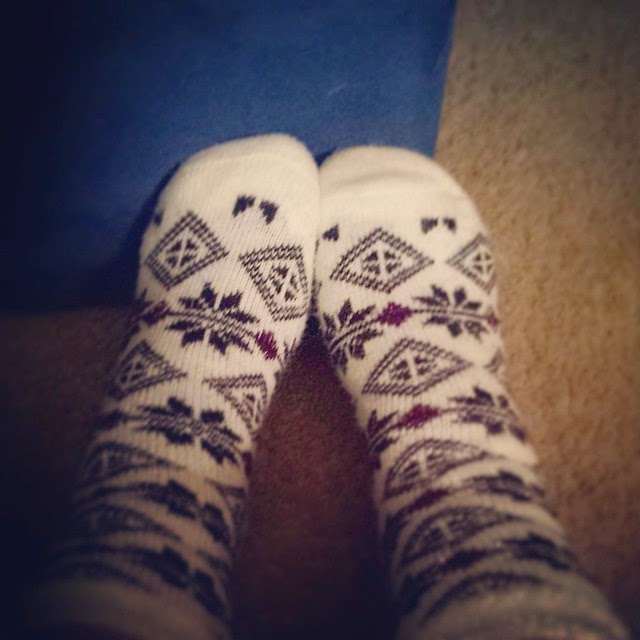 Laughing Scholar: Christmas Socks. Worried Grandpa. Cold Feet.