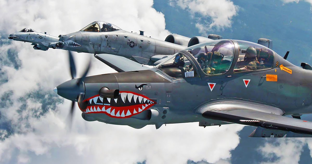 Aviones Super Tucano de Colombia y A-10 de EEUU se entrenan en conjunto  en Green Flag - Webinfomil