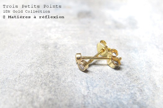 Trois Petits Points bo Solitaire blanc
