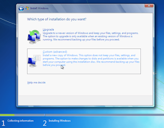 Tutorial Cara Install Ulang Windows 7 Lengkap + Gambar