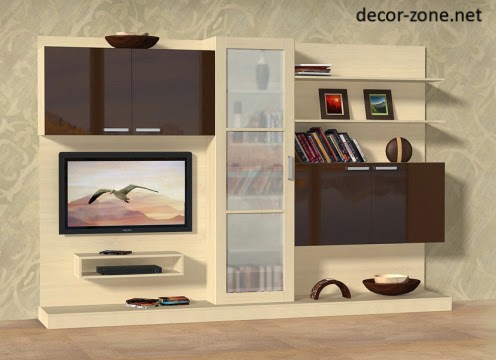 living room design ideas, TV wall units for living room | Decor Zone