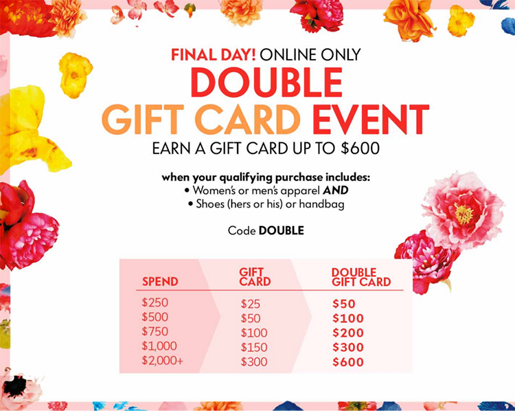 Neiman Marcus Double Gift Card Event Elle Blogs
