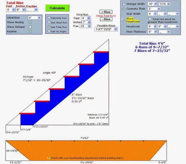 Stair calculator  Wongs Hardware ltd