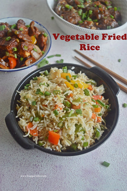 Vegetable Fried Rice Recipe | How to make restaurant style Veg Fried Rice