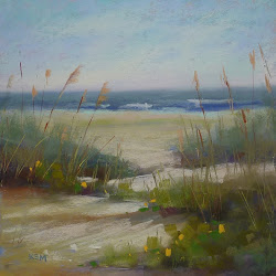 beach painting pastel paintings demo margulis karen watercolor artist seascape fine canvas calling watercolour dailypainters watercolors visit 12x12 dailypaintworks articulo