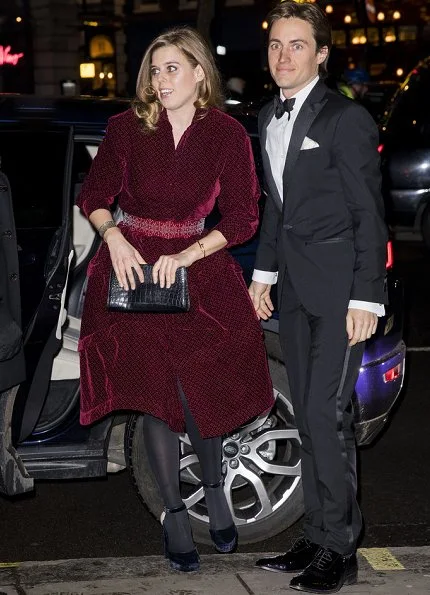 Princess Beatrice and her boyfriend Edoardo Mapelli Mozzi also attended the Portrait Gala 2019