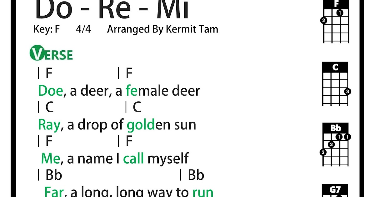 Lyre Chords Do Re Mi