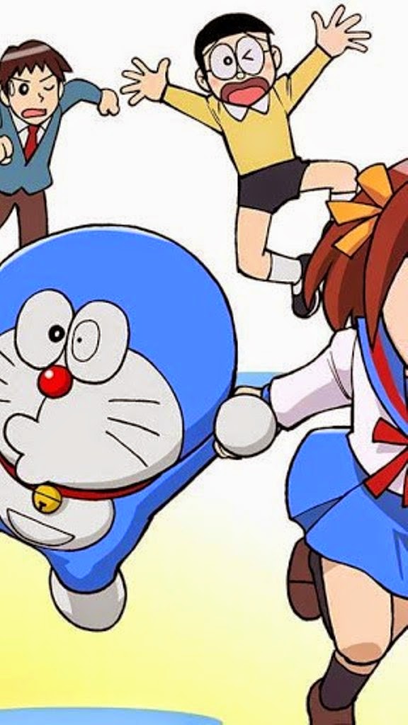 11 Gambar Wallpaper Doraemon Lucu Android Teman Temannya Kartun Tentang