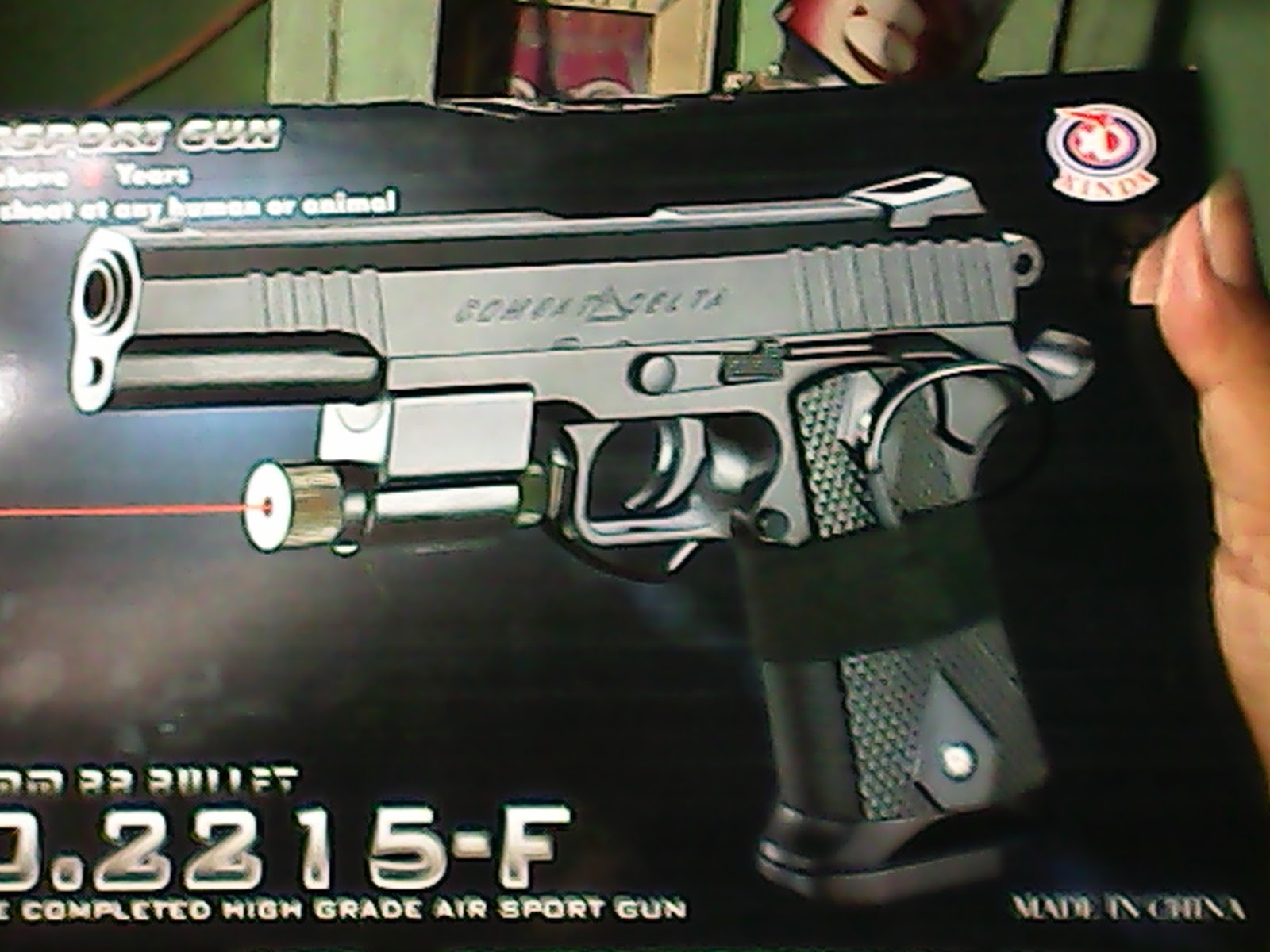 JUAL PISTOL AIRSOFT SPRING COMBAT DELTA Toko Airsoft Gun Spring Murah