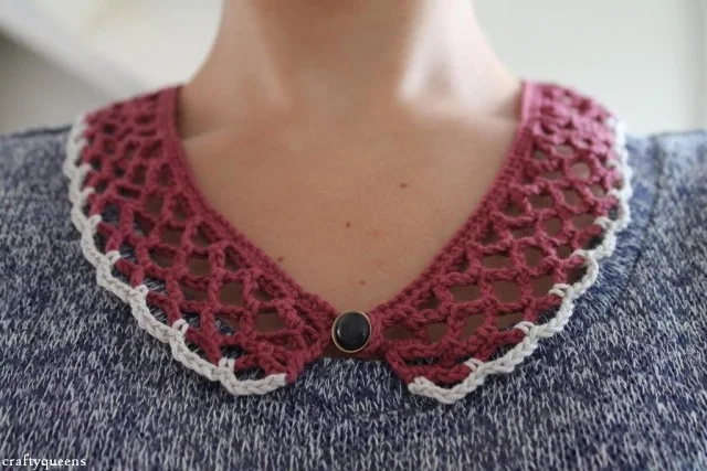 Como hacer un Cuello de Crochet Facil