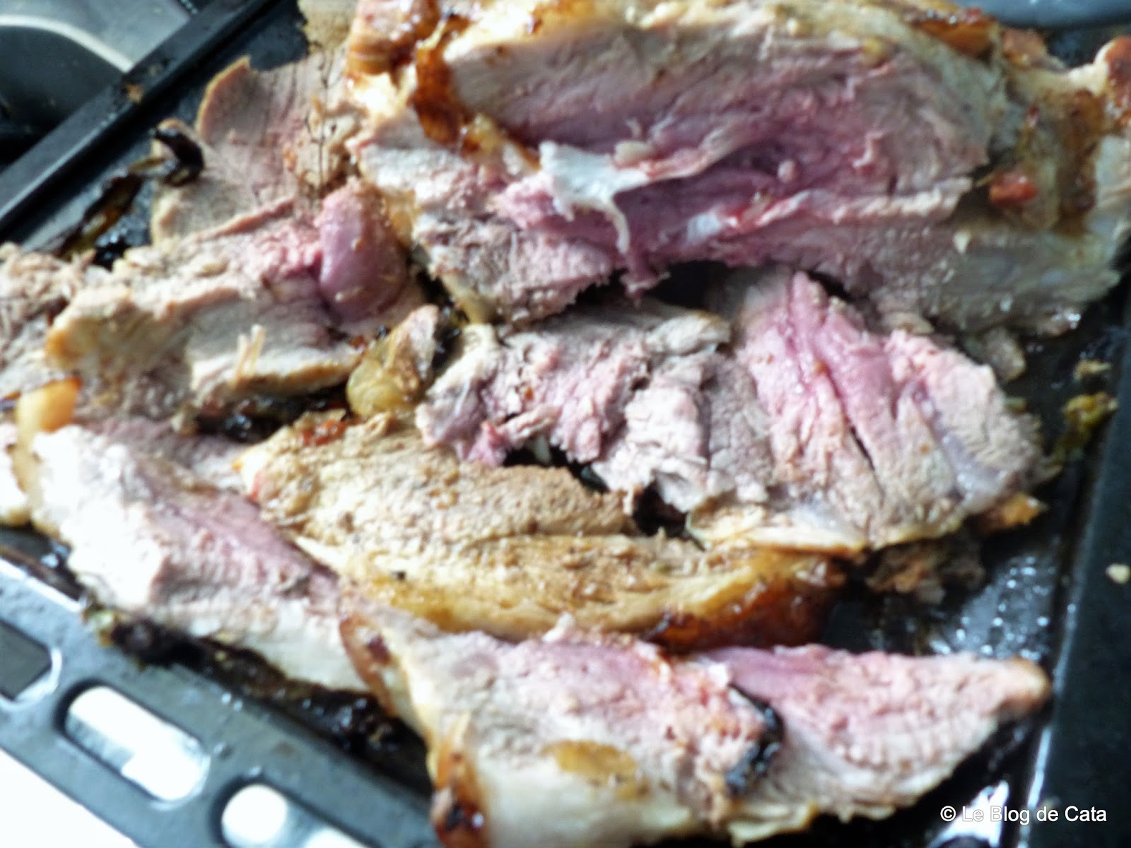 Le blog de Cata: Palette de porc fraîche aux haricots mogettes