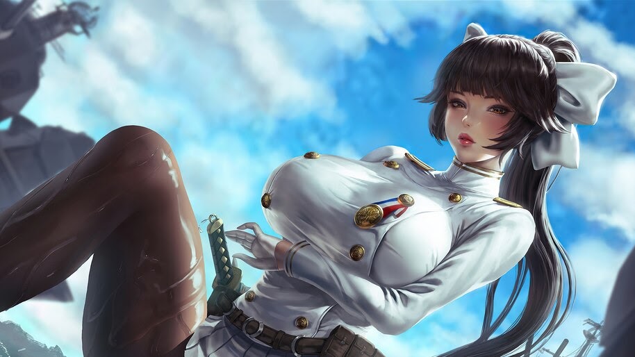Takao, Azur Lane, Anime, Girl, 4K, #6.2360